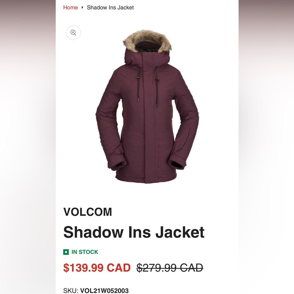 Volcom Winter Jacket